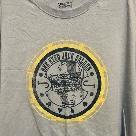 EUC Cremieux Men’s Short Sleeve Crew Neck T-Shirt Solid Blue w/Graphic; Size XL - Picture 3 of 8